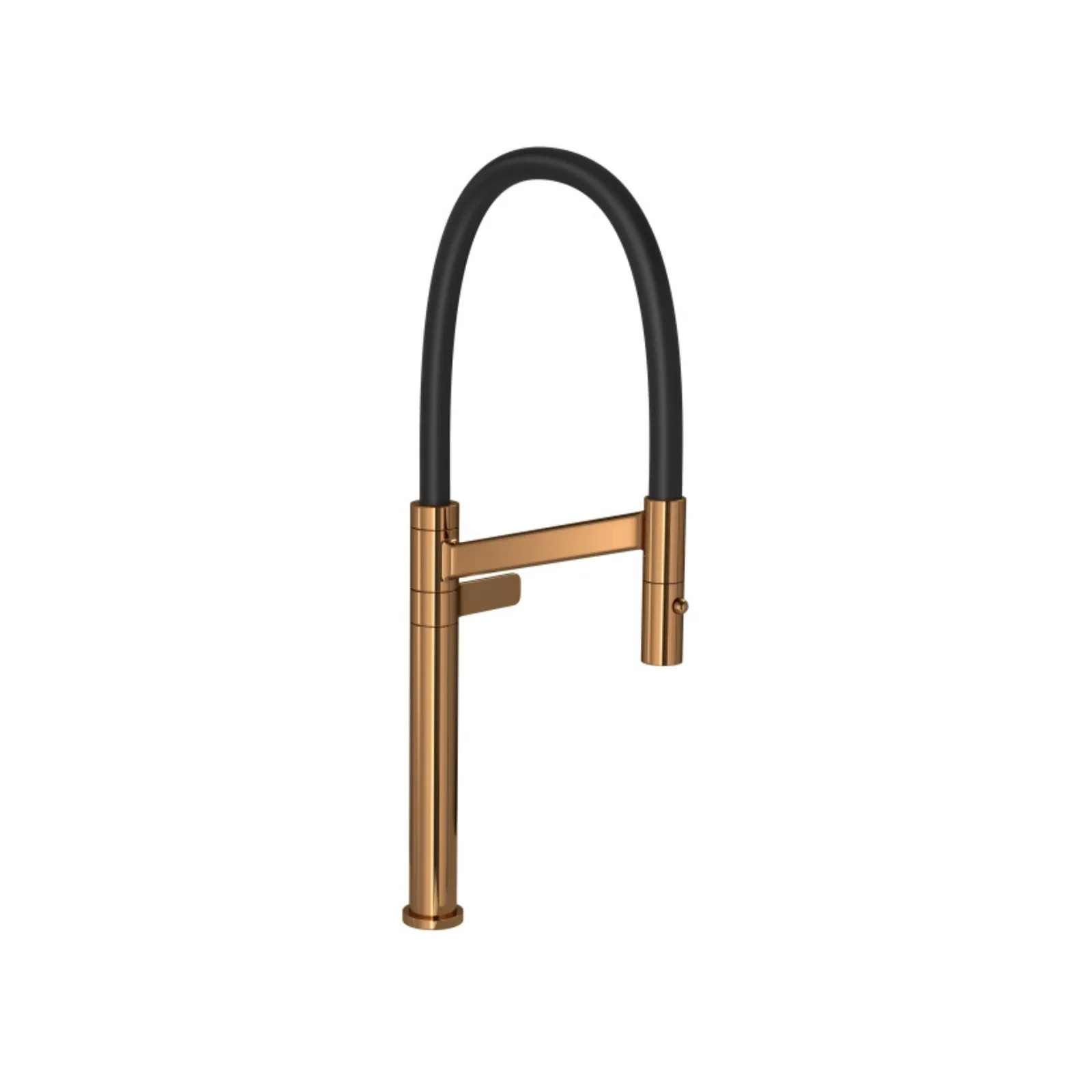 Torneira de Bancada para Cozinha com Bica Flexível Red Gold e Preto Deca Colore