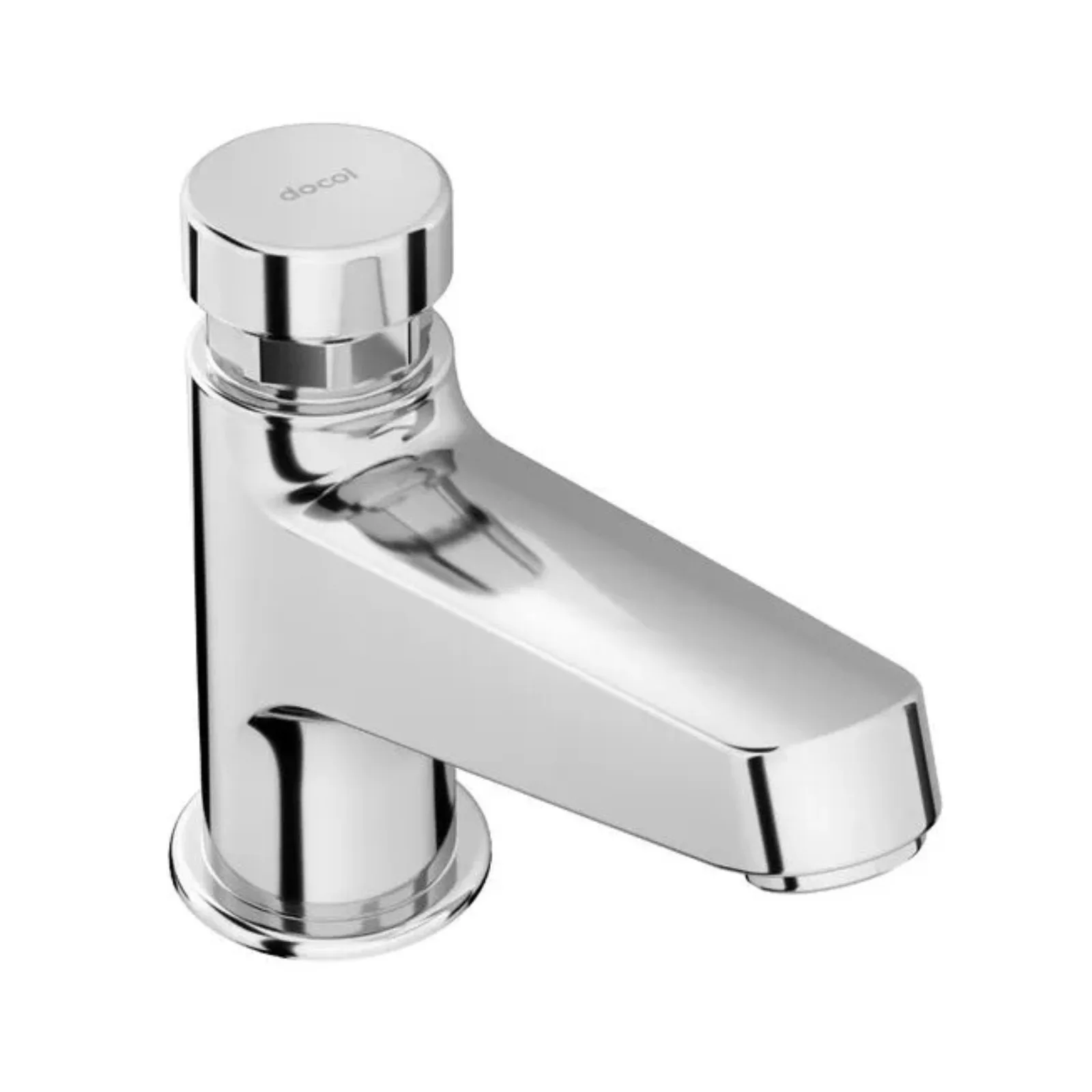 Torneira de Mesa Cromado Pressmatic Docol Ômega