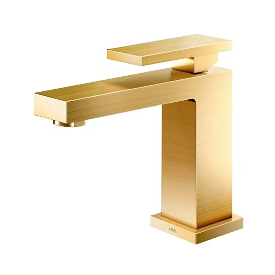 Torneira de Mesa Docol New Edge Ouro Escovado