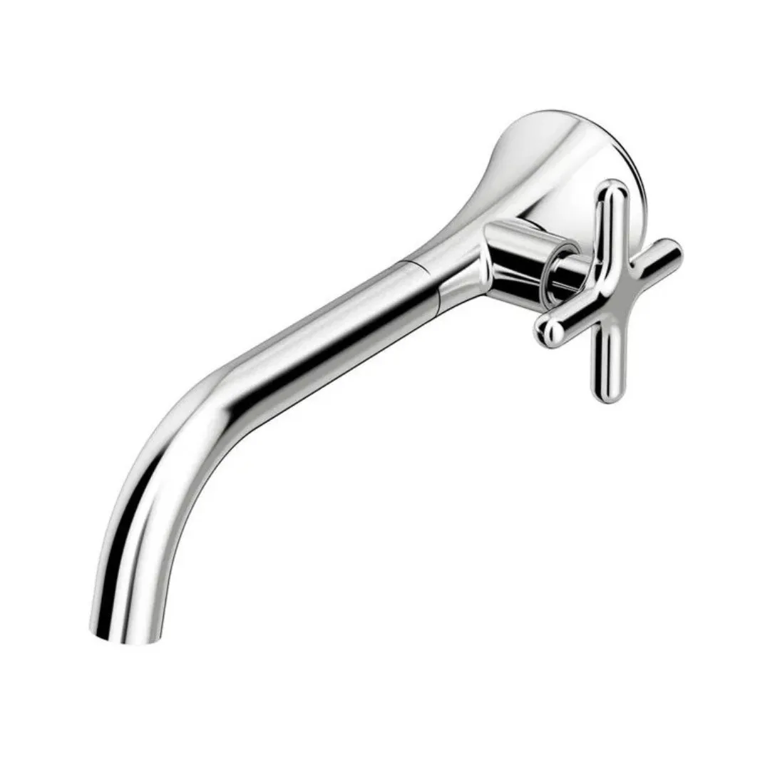 Torneira De Parede Para Banheiro Cromado Docol Liss 230