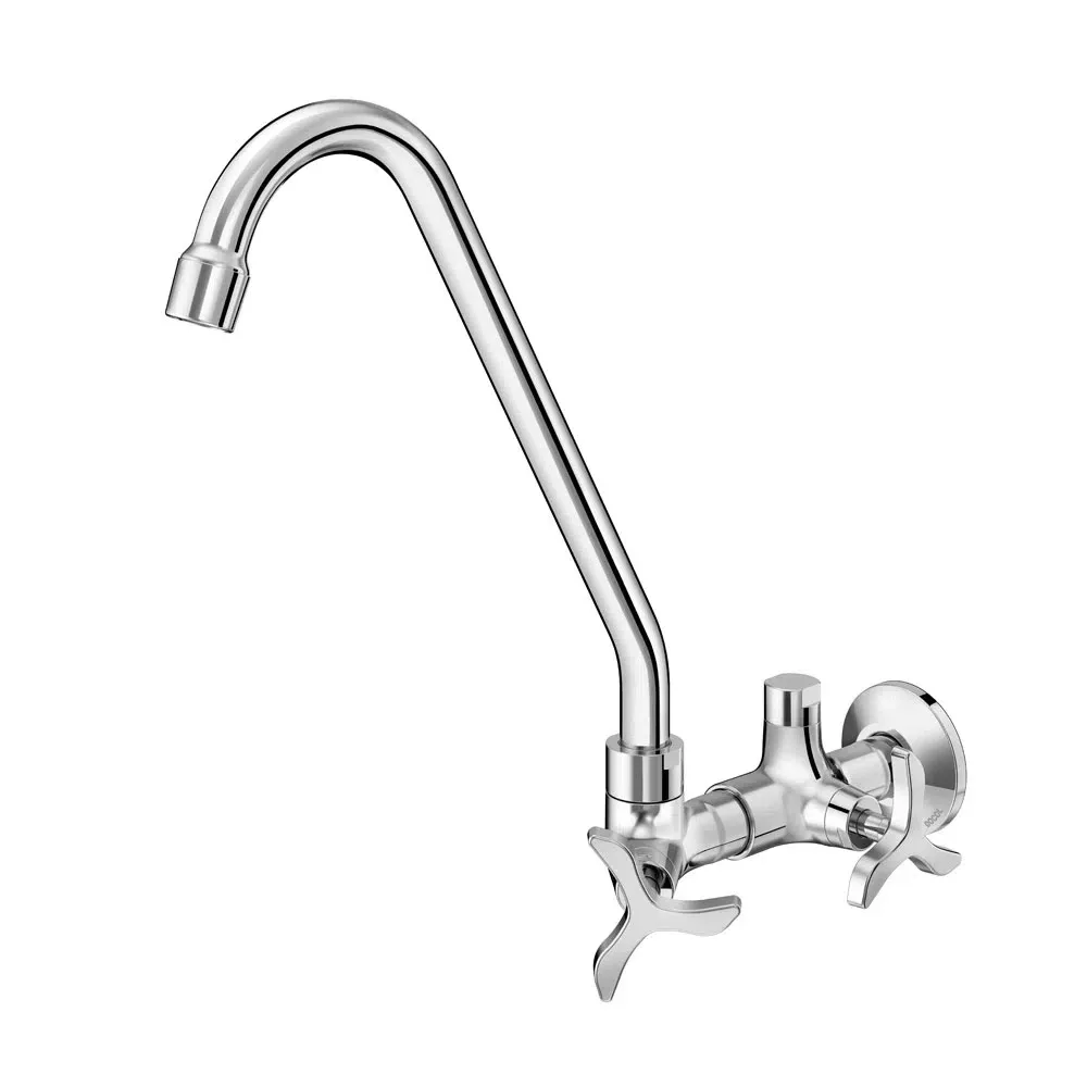 Torneira de parede para cozinha com saída para filtro cromada Docol Pertutti