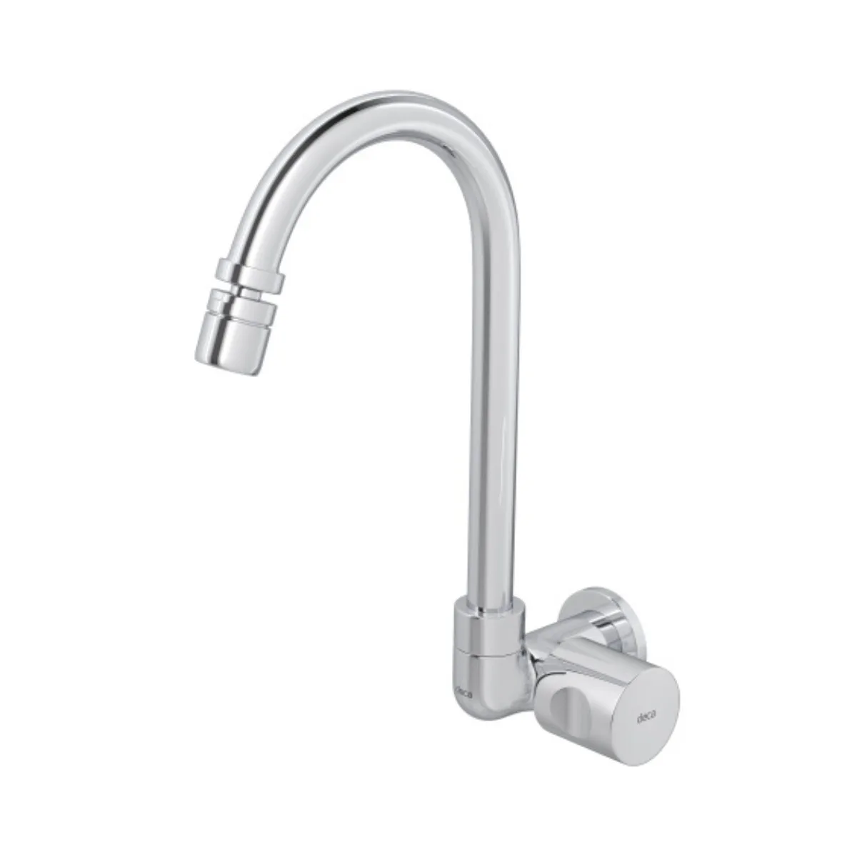 Torneira de Parede com Bica Móvel para Cozinha Cromada Deca Aspen