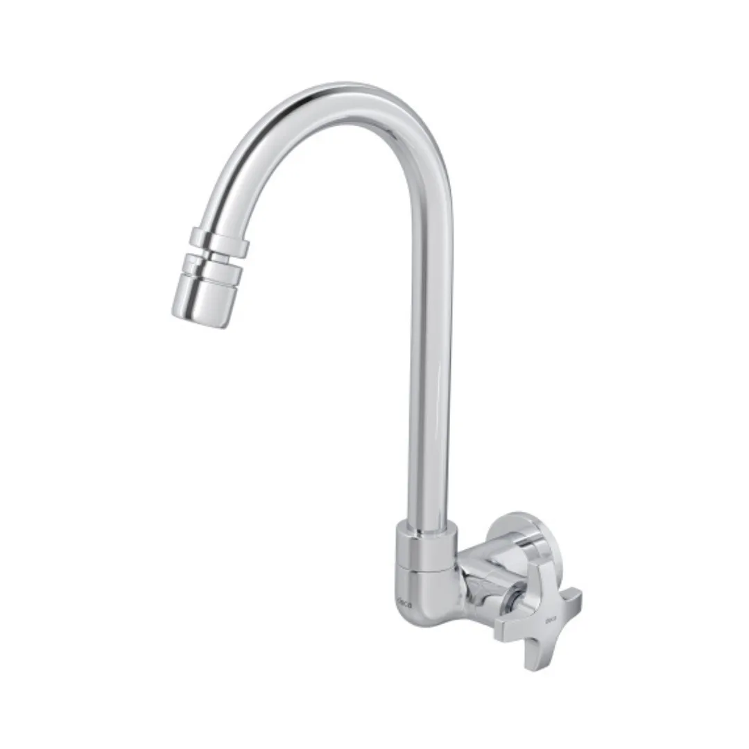 Torneira de Parede com Bica Móvel para Cozinha Cromada Deca Max