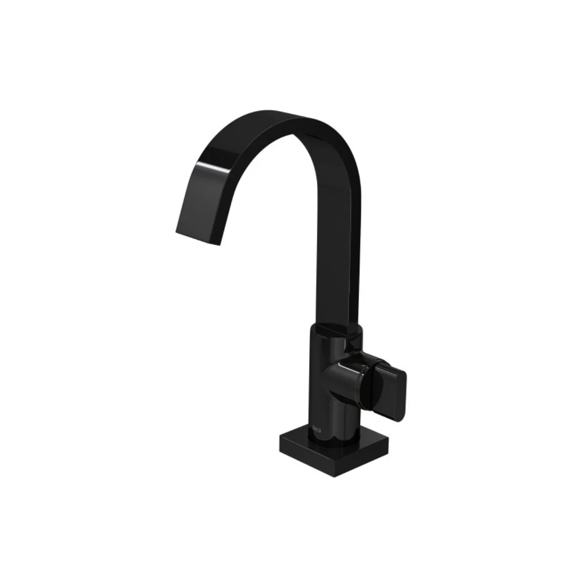 Torneira De Mesa Bica Alta Para Lavatório Polo Deca Black Matte
