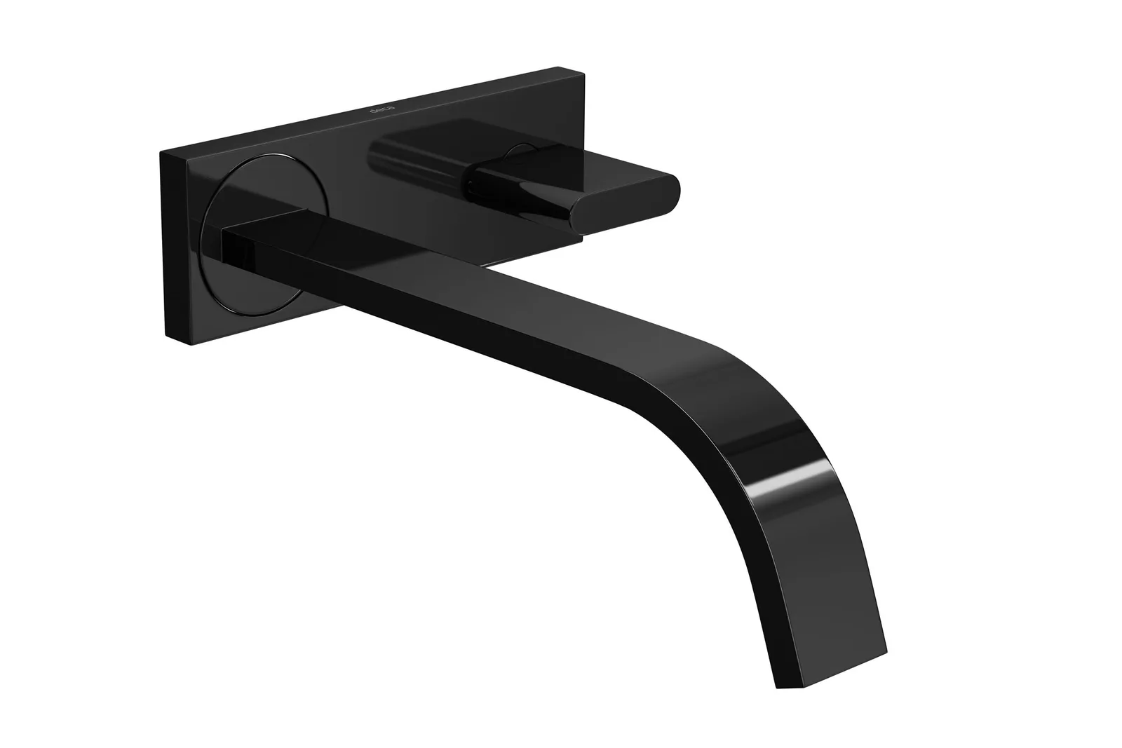 Torneira Deca Polo de parede com chapa 1179 Black Noir