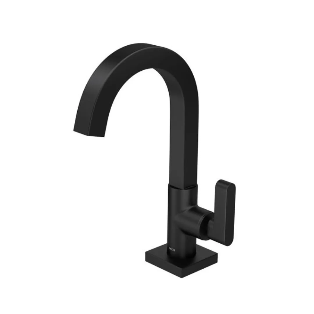 Torneira Deca Soul 1198 Lavatório Bica Alta Black Matte