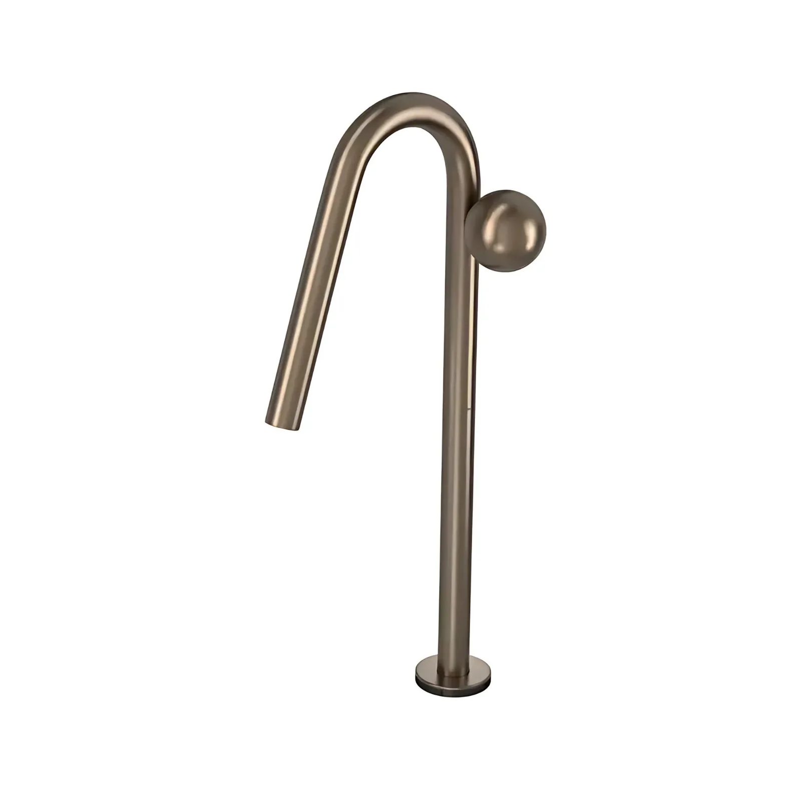 Torneira Deca De Mesa Touchless Bica Alta Para Lavatório Orbe Corten