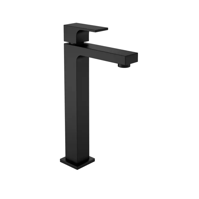 Torneira de Bancada Bica Alta para Lavatório Black Matte Deca Unic