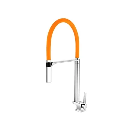 Torneira Docol Doc de bancada para cozinha 738977 Cromado/Laranja