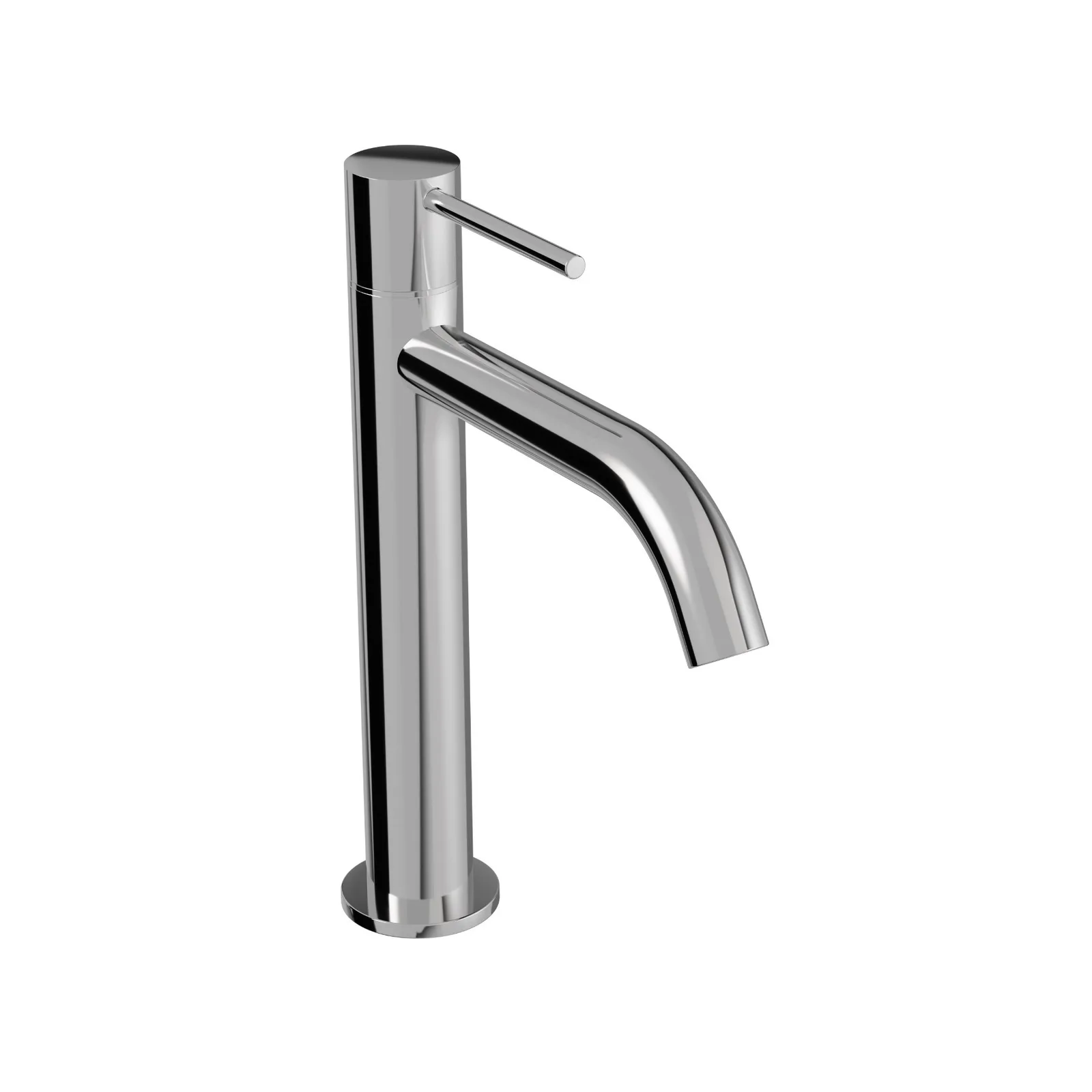 Torneira Fria de Bancada para Lavatório 131mm Chrome Doka Loop