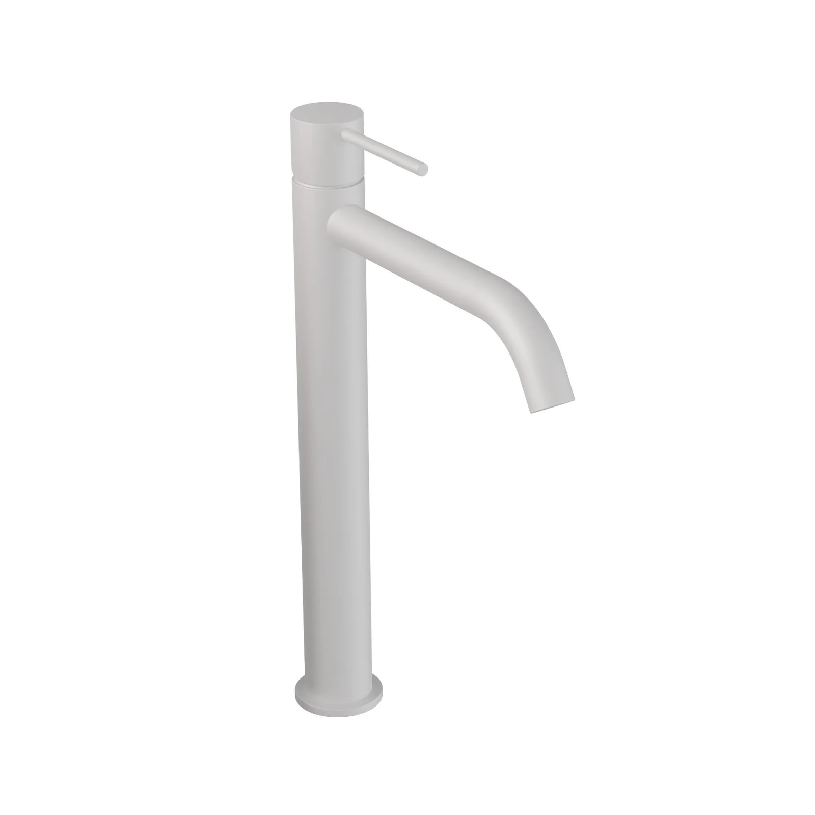 Torneira Fria de Bancada para Lavatório 223mm Matt White Doka Loop