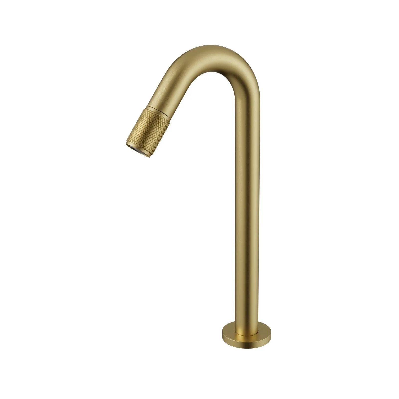 Torneira Fria Bancada Para Lavatório Brushed Gold Doka