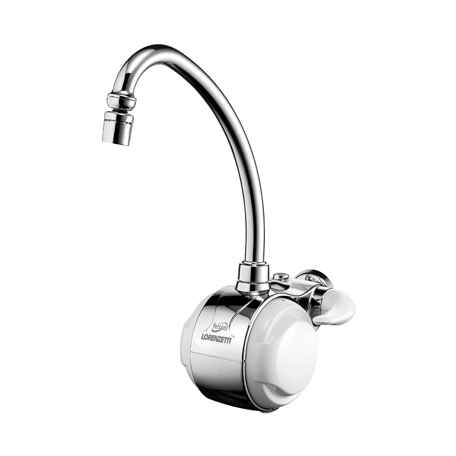 Torneira Elétrica Cromada 220V 5500W Lorenzetti Versátil