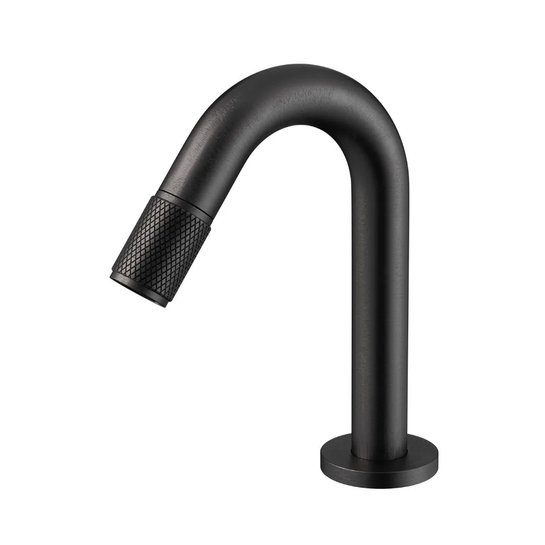 Torneira Fria De Bancada Para Banheiro Gunmetal Doka