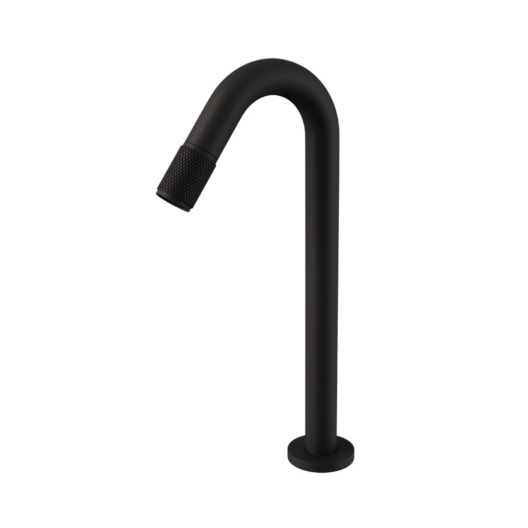 Torneira Fria De Bancada Para Banheiro Matt Black Doka