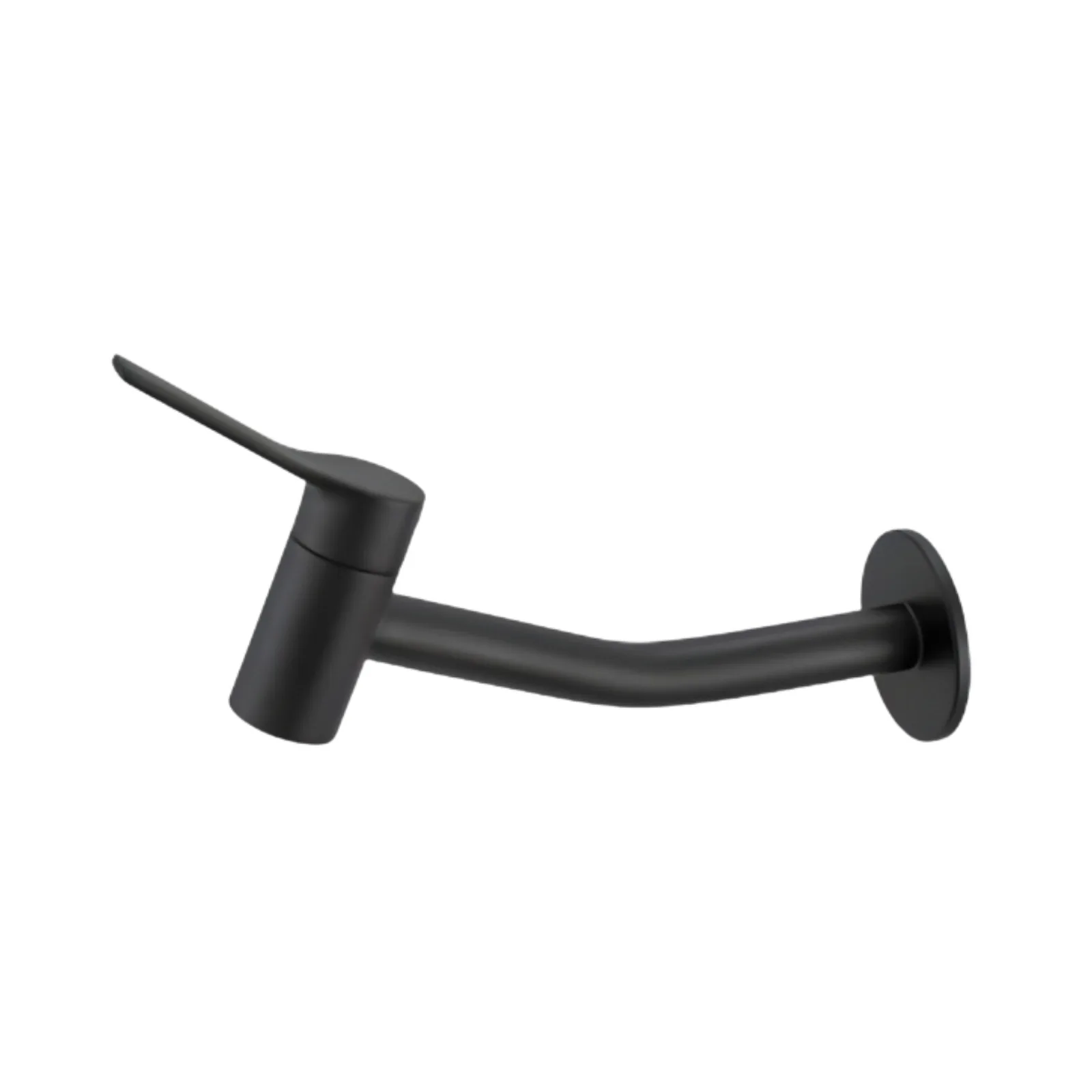 Torneira Lavatório Parede Preto Mate 1/4 Meber Australis 1182 C32