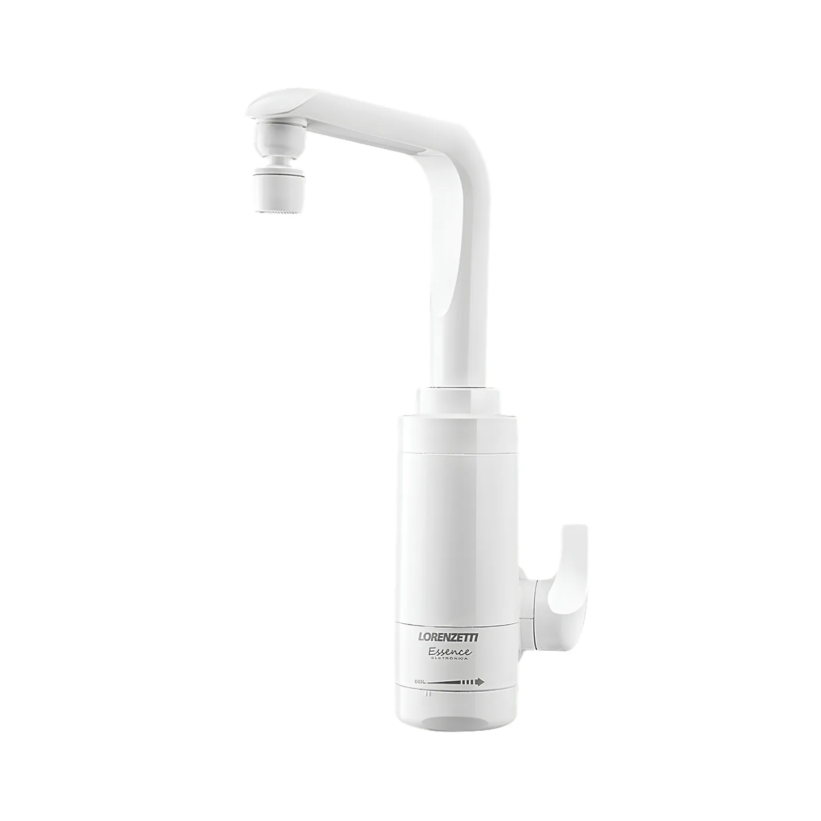 Torneira Elétrica de Parede Branco 127V 4600W Lorenzetti Essence