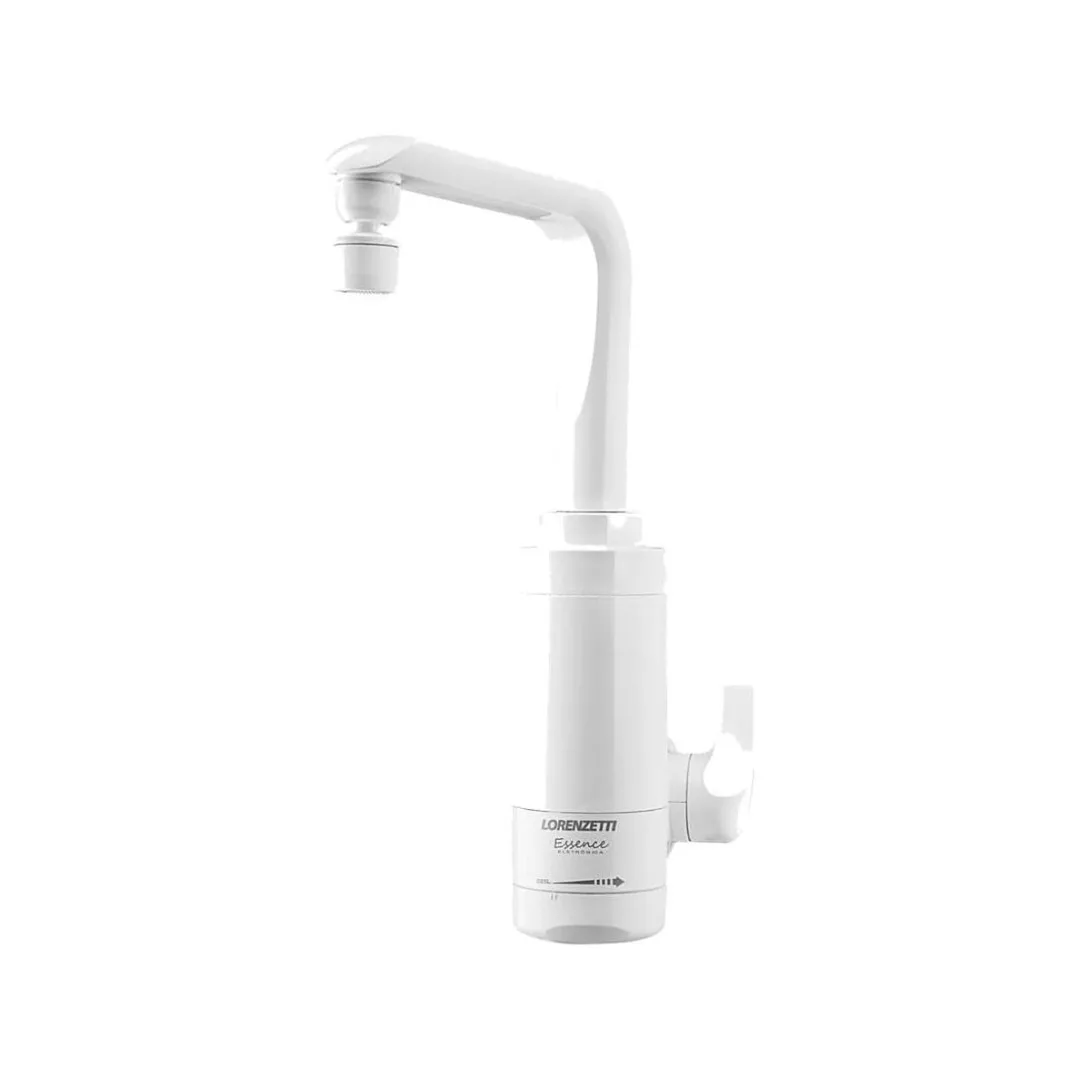 Torneira Lorenzetti Elétrica Essence Parede 220V 5500W Branca