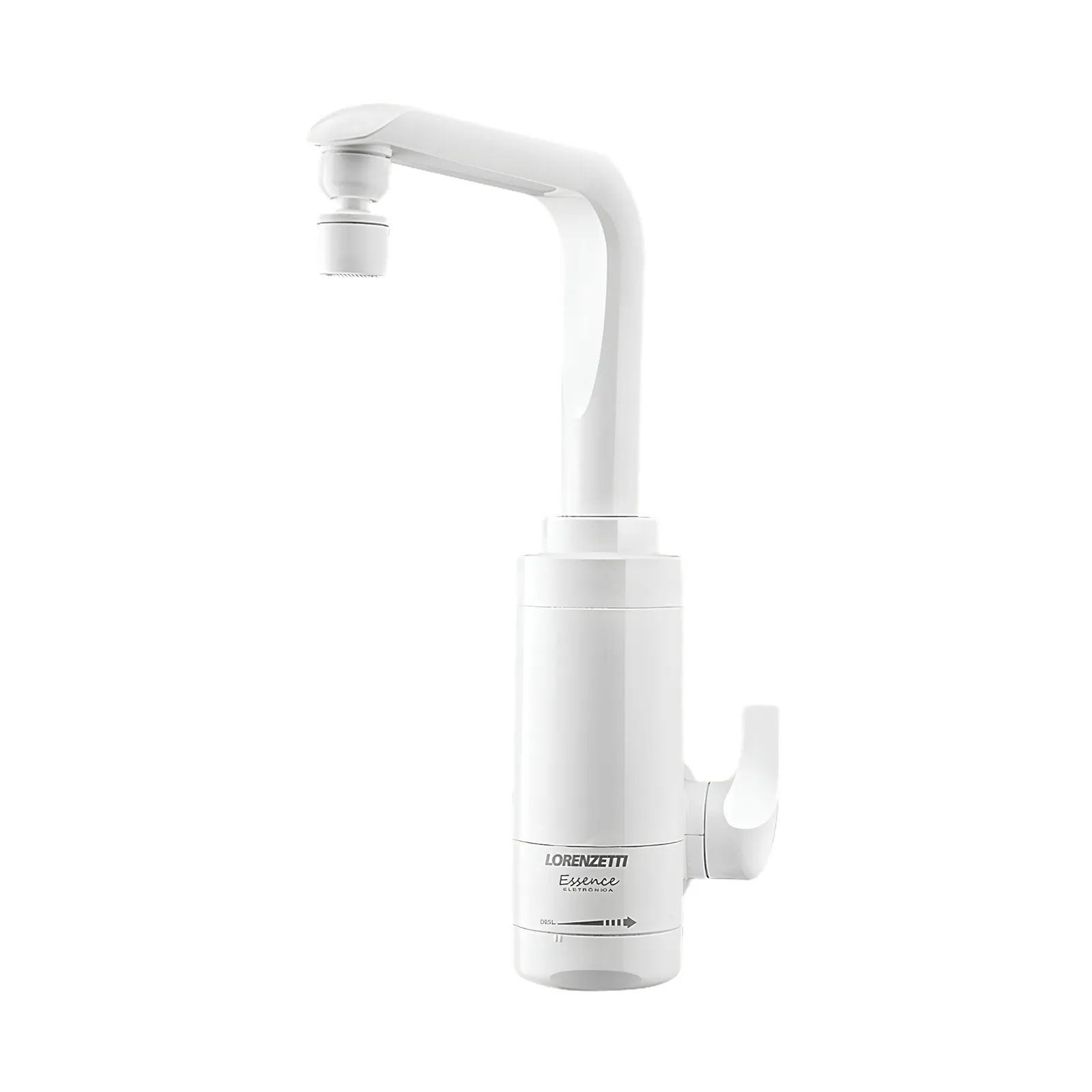Torneira Elétrica de Parede Branca 220V 5500W Lorenzetti Essence