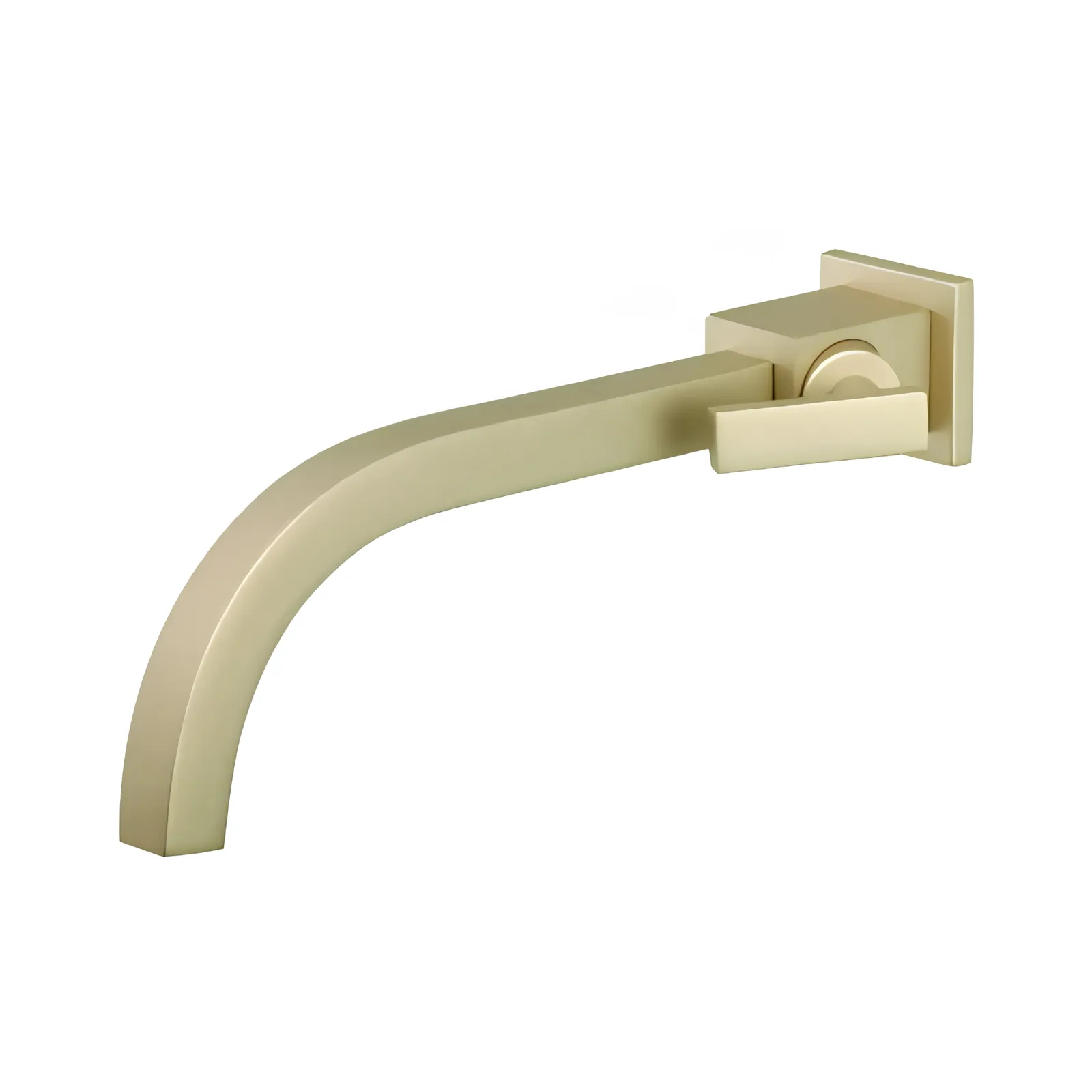 Torneira Lavatório de Parede Dourado Matte 1/4 Meber Athena Slim 1182 35