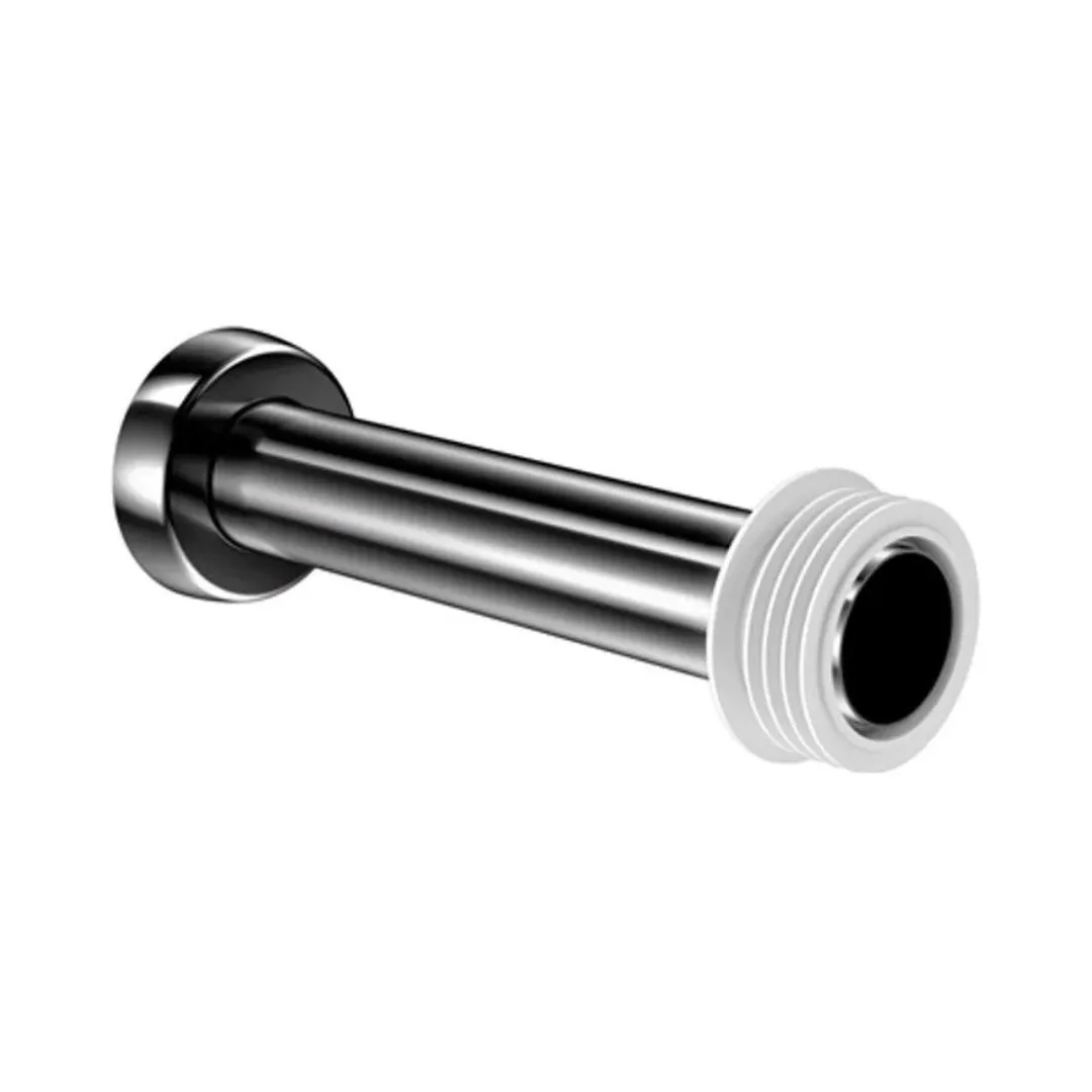 Tubo de Ligação para Bacia 25 cm Grafite Polido Docol