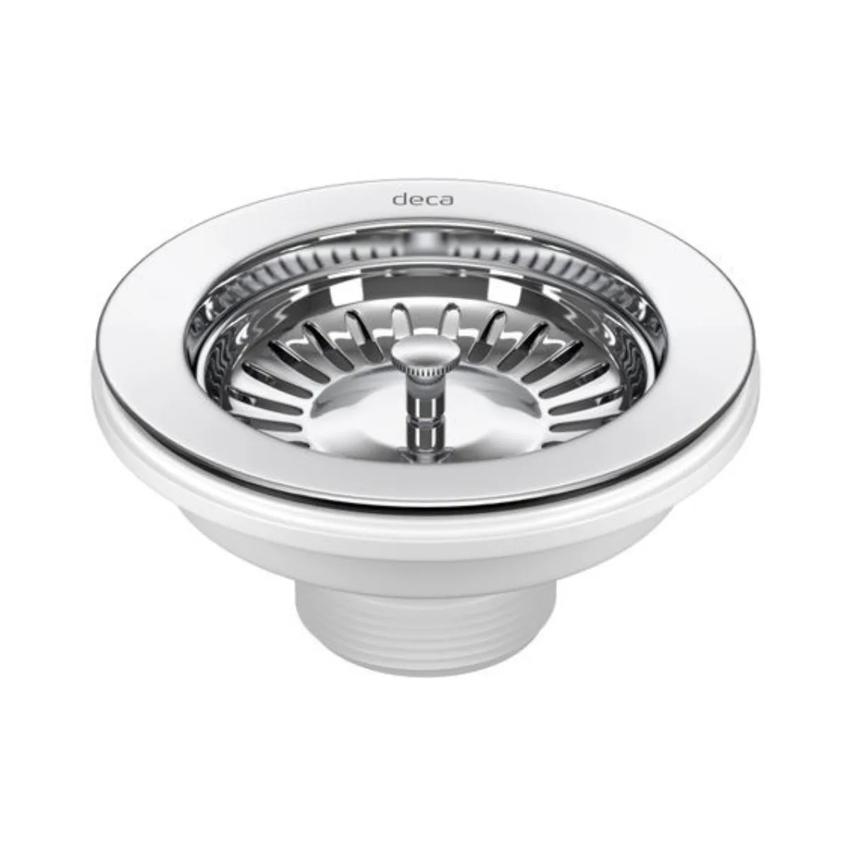 Válvula de Escoamento 4 1/2" para Cuba de Cozinha Cromado Deca