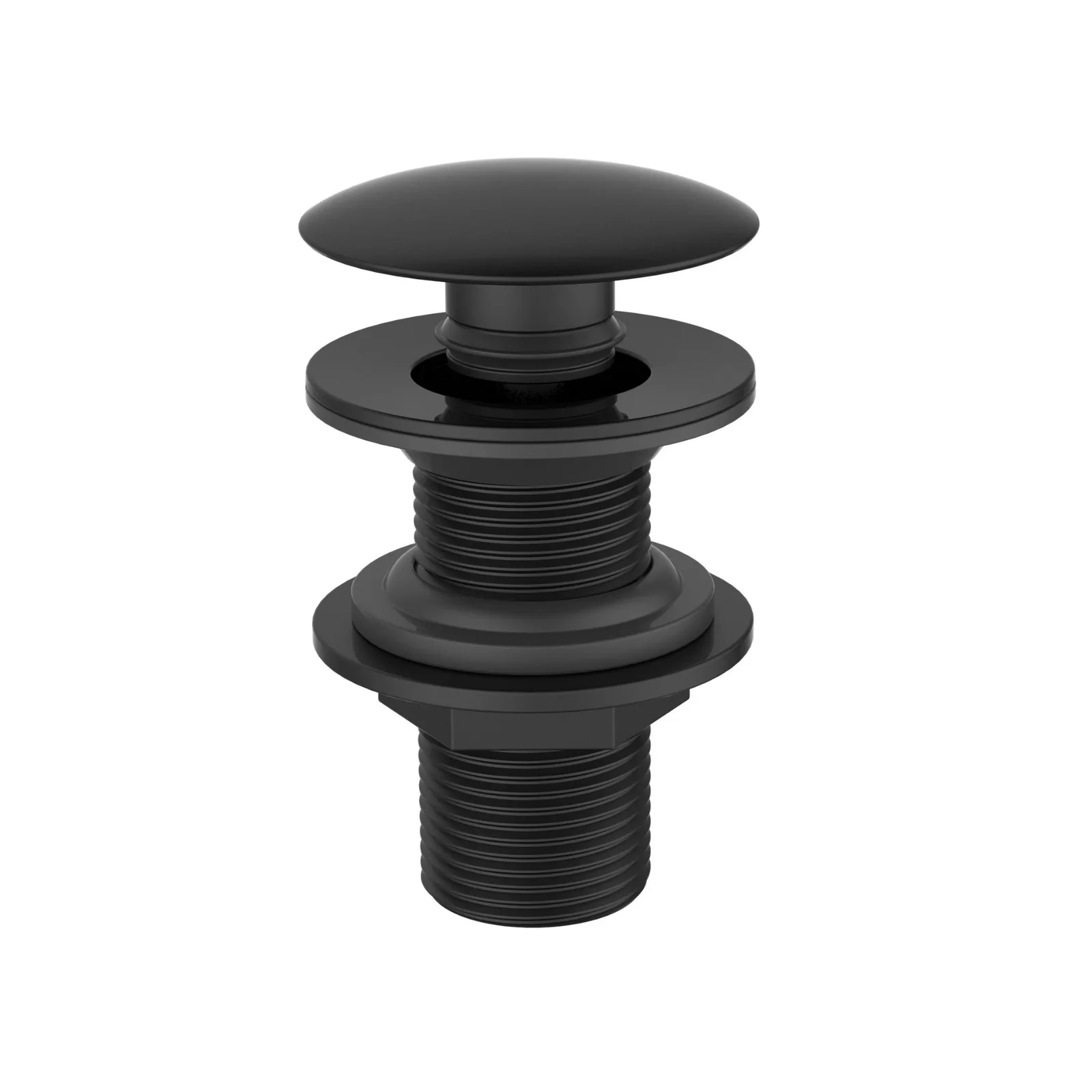 Válvula Click com Tampa Redonda 7/8´´ Para Cubas de Banheiros Black Dax