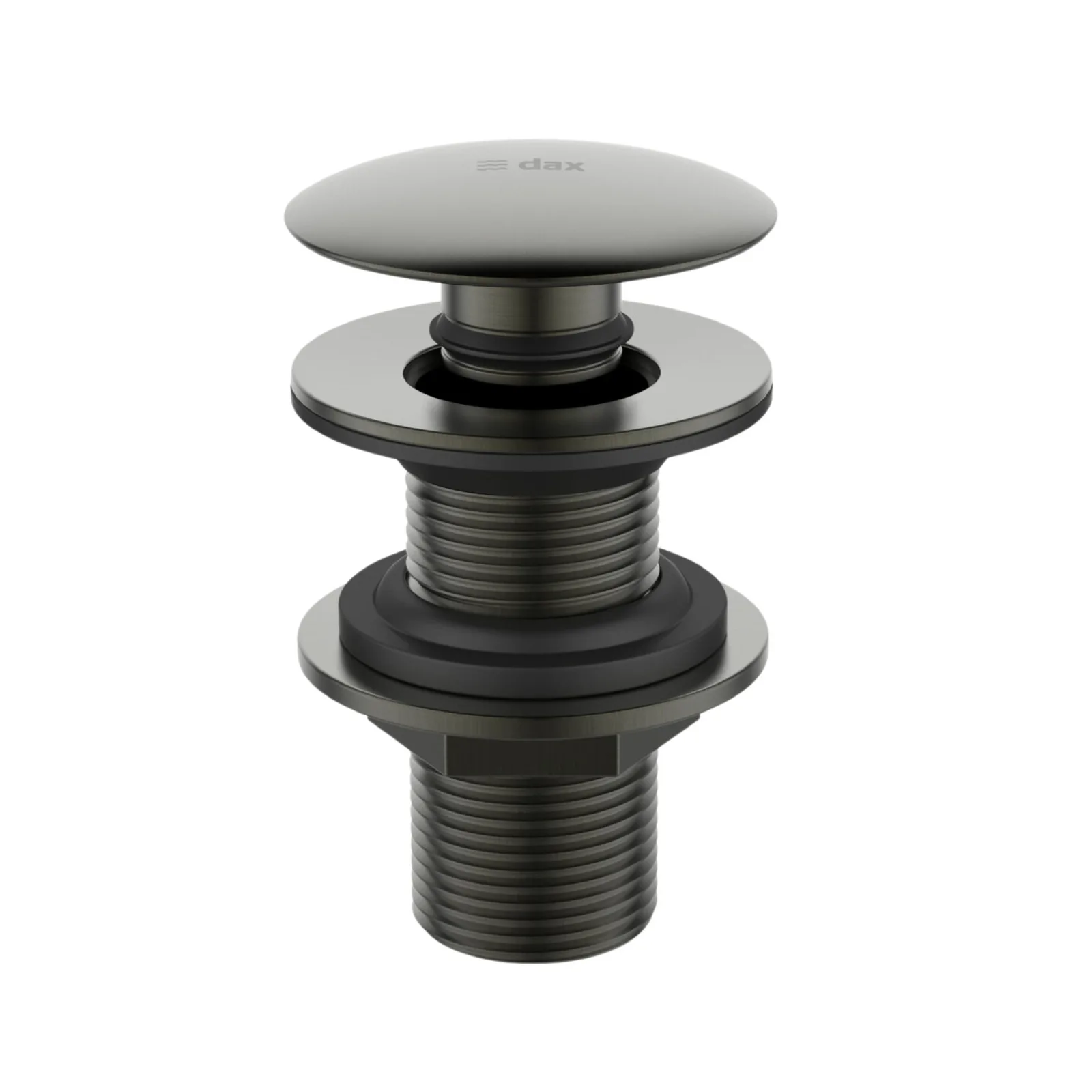Válvula Click com Tampa Redonda 7/8´´ Para Cubas de Banheiros Grey Dax