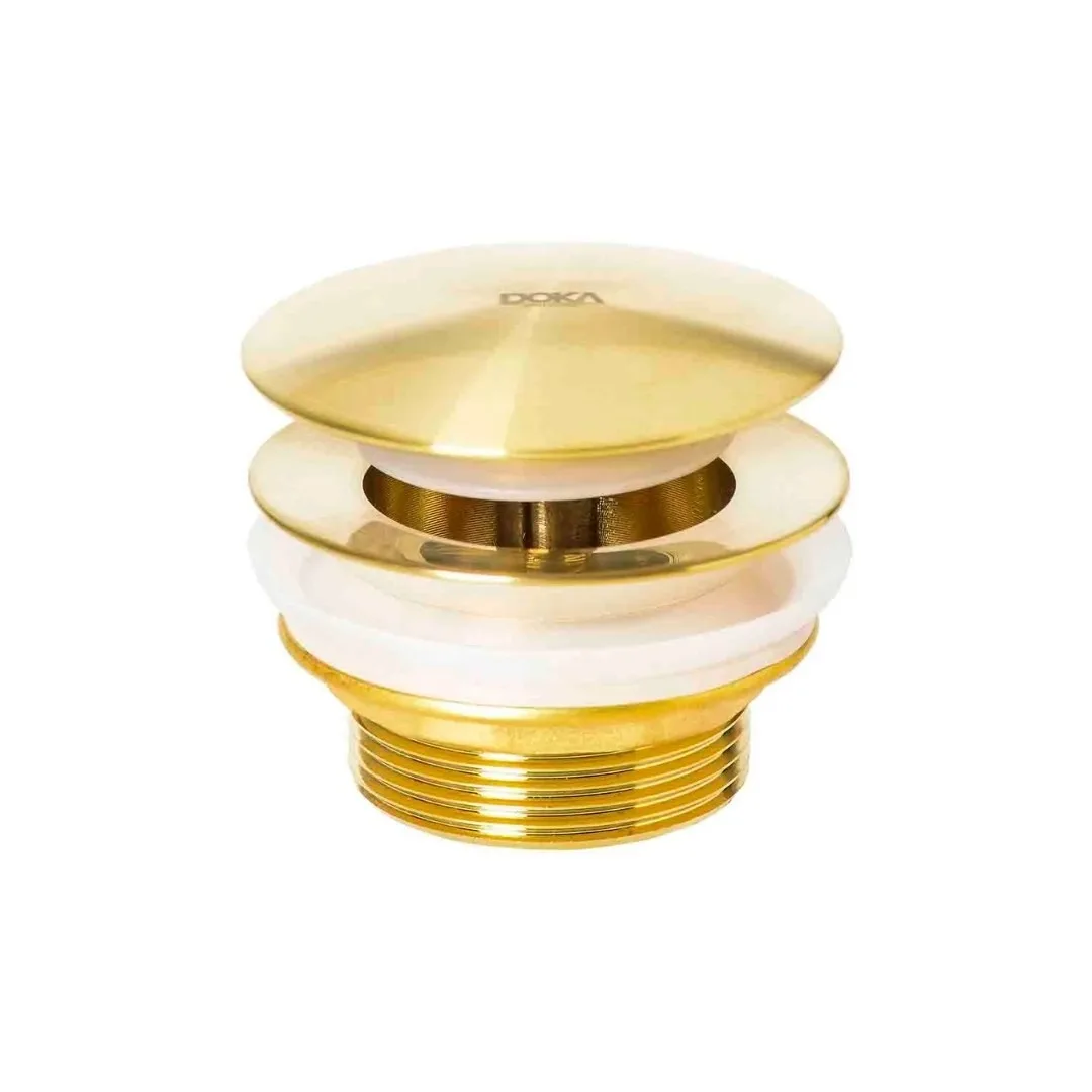 Válvula Para Banheira Brushed Gold Doka K13 ED