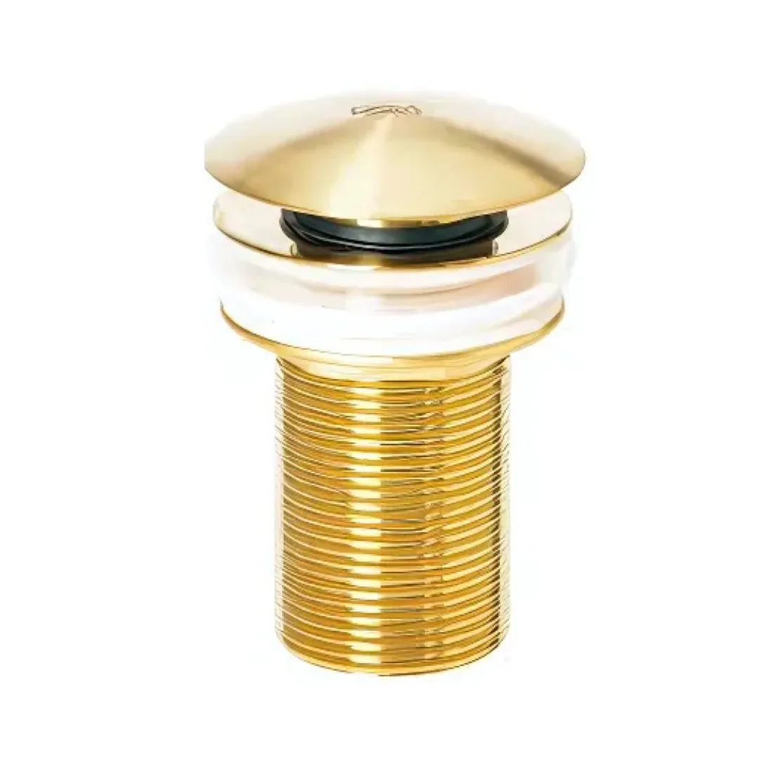 Válvula para Cuba Banheiro Brushed Gold Doka K20 ED