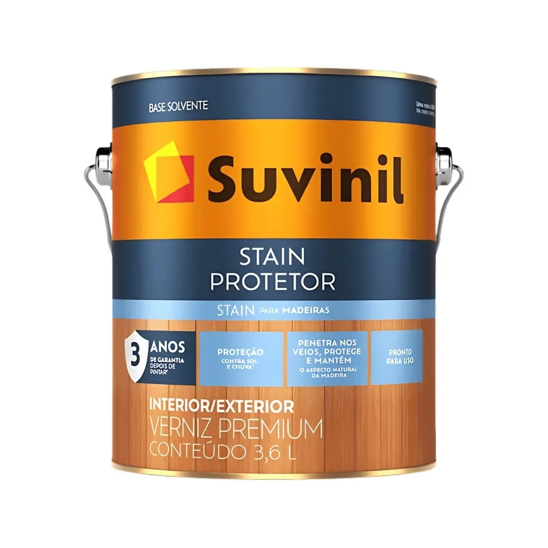 Verniz Suvinil 3,6 L Stain Natural