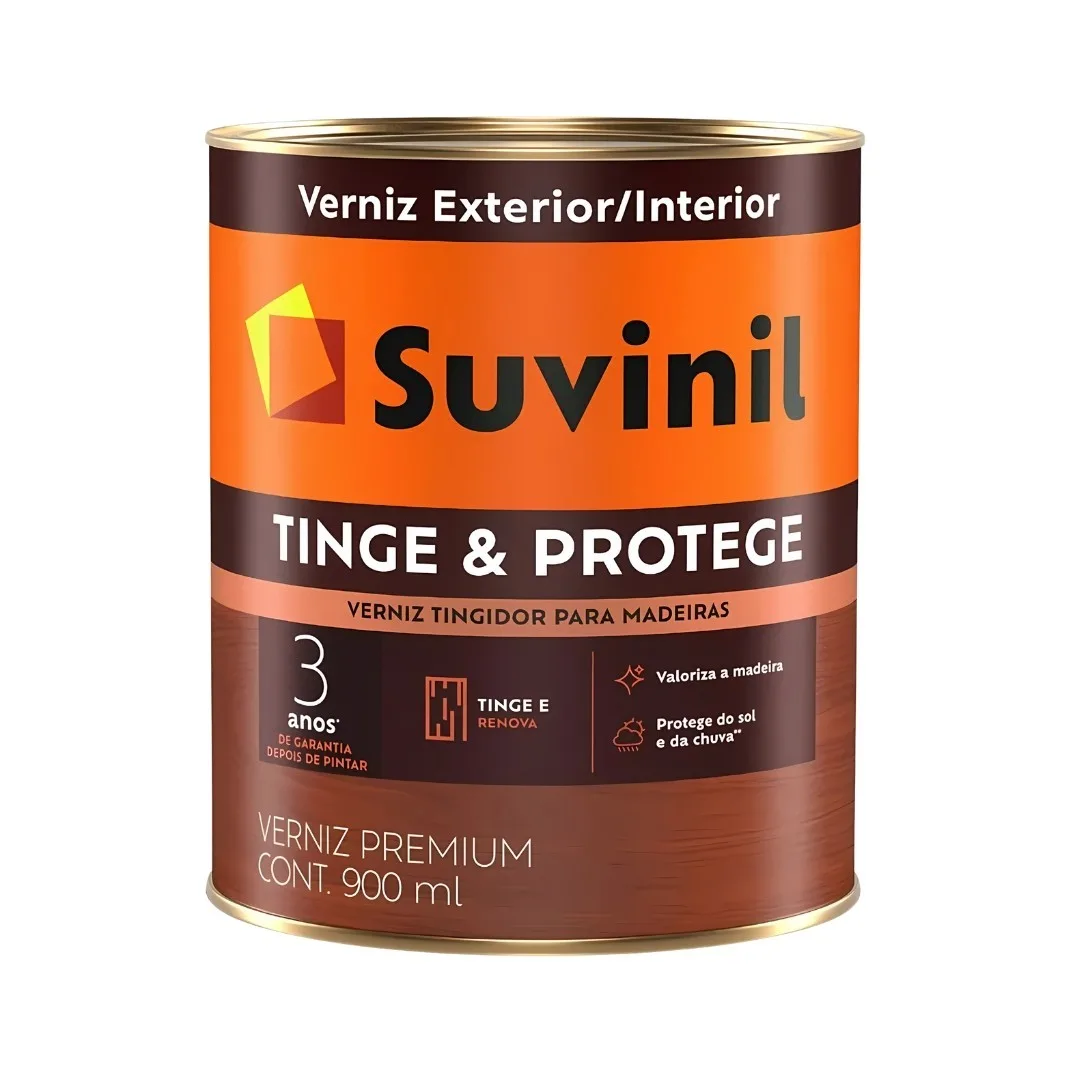 Verniz Suvinil Tinge & Protege 0,9L Imbuia