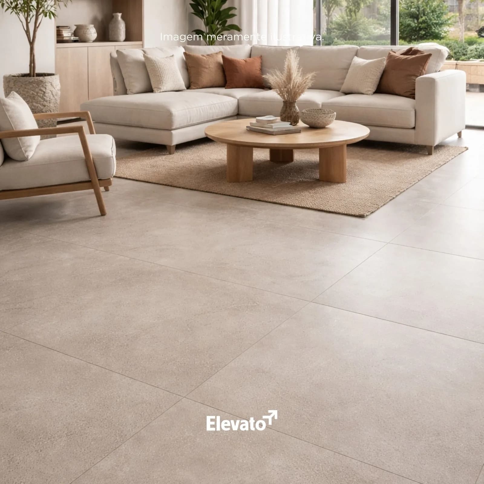 Porcelanato Cinza Acetinado 83x83 Vivace Brixton Gray Plus RET Porcelanato Cinza Acetinado 83x83 Vivace Brixton Gray Plus RET